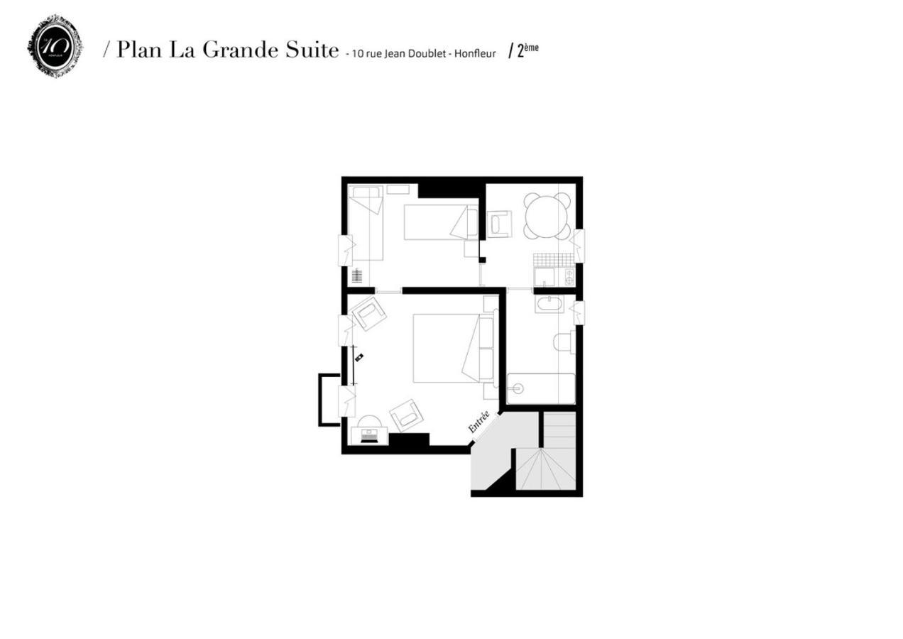 Le 10Honfleur Apartment Екстериор снимка